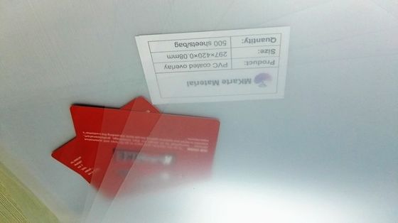 Water Based PVC Coated Overlay With Longer Aging Life And Strong Adhesion Level