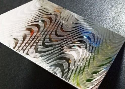 Personalized Pattern Card Laminated Steel Plates For Finish Card Lamination