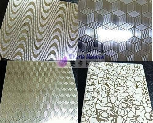 Embossed Personalized Laminated Steel Plates For Plastic Card Laminator Use