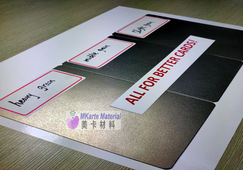 Grained Laminated Steel Plate For Personalization Smart Cards Lamination
