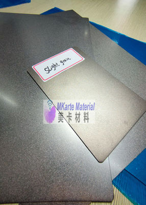 Galvanized steel Heavy Grained Laminated Allumium Steel Plates For Cards Lamination