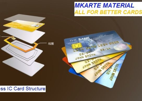 High End Reliable PVC Core Sheet For Contactless IC Cards Prelam / INLAY
