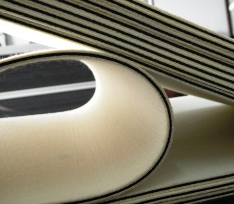 A4 3mm White Laminated Pad Woolen Felt Cushion Material For RFID Card Lamination