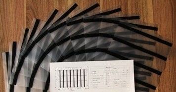 PVC Coated Overlay Magnetic Stripe A4 Size HICO/ LOCO For Plastic Card Making