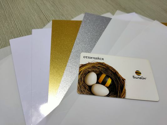 Transparent 0.76mm Clear Printing 0.24mm PVC Non Lamination Sheet