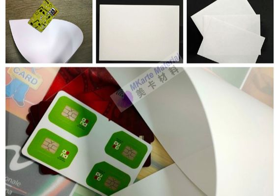 PC Polycarbonate Plastic Sheets , White Polycarbonate Sheet For Making Smart Card