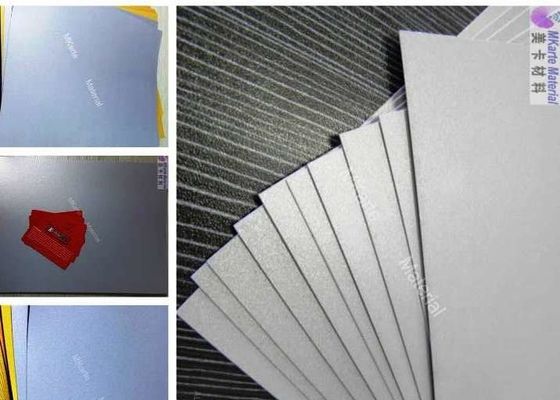 Sliver Printed PVC Sheet A4 A3 For Advertising Printing And Display PVC Card Material