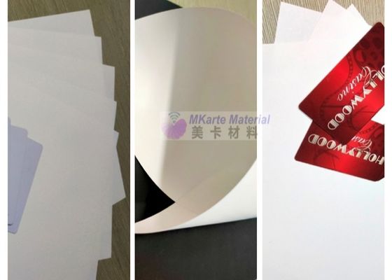 Silk Screen Printing 2mm Thick PETG Plastic Sheet For PETG Card Body Production