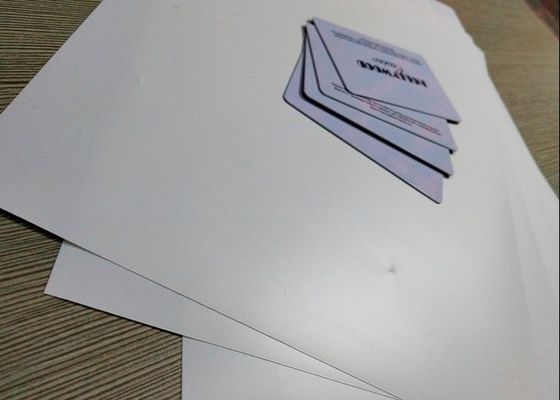 Silk Screen Printing 2mm Thick PETG Plastic Sheet For PETG Card Body Production