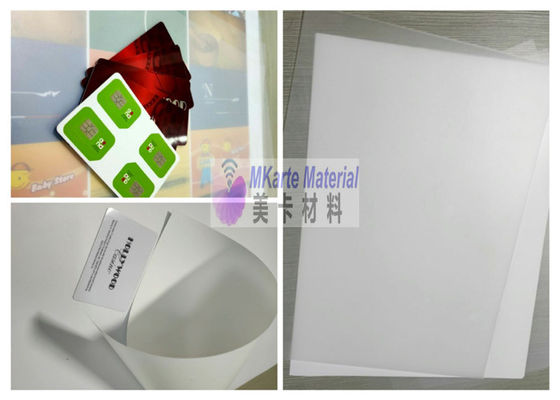 White PETG Plastic Sheet Environmental Protection Material For ID Card Produciton