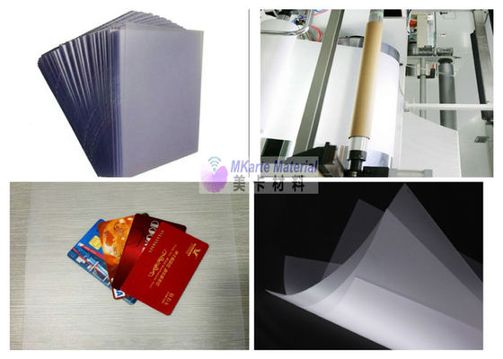 One Side Glue Coating PETG Plastic Sheet High Temperature Resistance