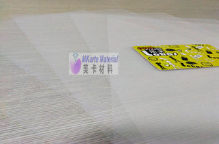 Environmental Friendly PETG Film Grain Overlay For PETG Cards Production