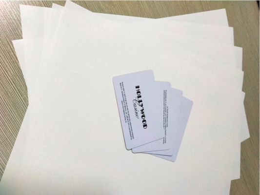 White Composite Compact Polycarbonate Sheets For High End PC Card Body Production