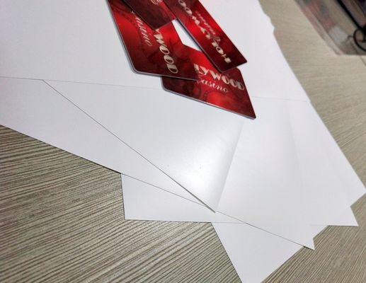 White Composite Compact Polycarbonate Sheets For High End PC Card Body Production