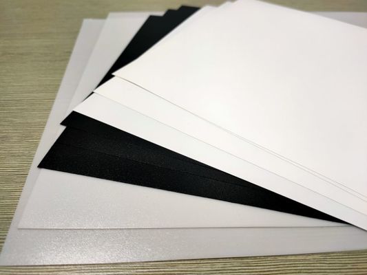 Reflective Eco Friendly Black Polycarbonate PC Plastic Core Sheet For Cards