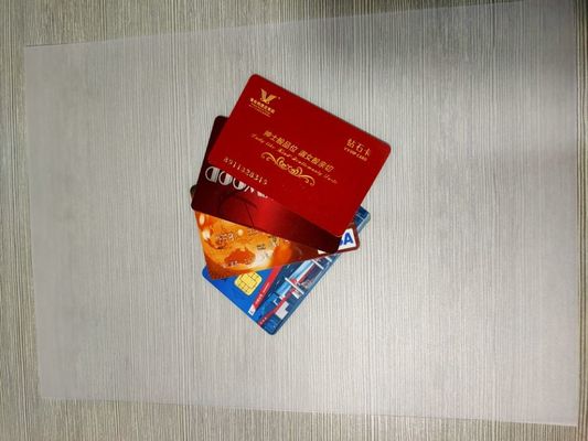 Moisture Proof Smart Card Material Transparent PC Uncoated Overlay