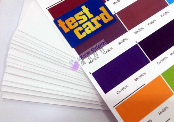 Konica Digital Printable Pvc Sheet , Pvc Plastic Sheet For Smart Card