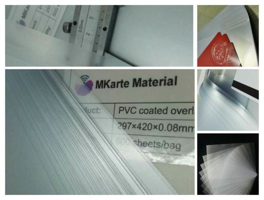 Superior Aging Resistant PVC Card Material Strong Adhesion Overlay Film