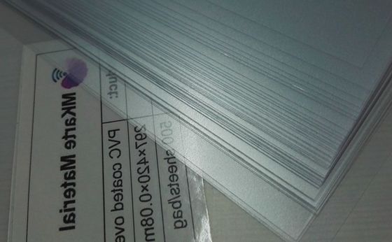 High Adhesion PVC Plastic Material Custom Size For PVC Card Production