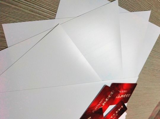 White Plastic PETG Card Core Sheet For PETG Smart Card Body Production