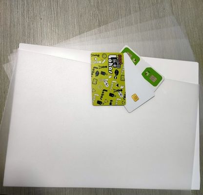 White Plastic PETG Card Core Sheet For PETG Smart Card Body Production