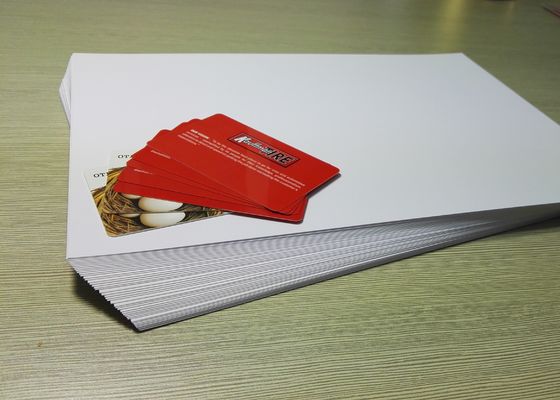 Ink Adhesion Inkjet Card 0.40mm A4 Printed Pvc Sheet