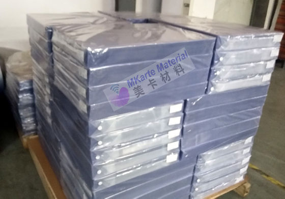 Glue Coating Inkjet Printed 40 MPa Card Pvc Overlay Sheet