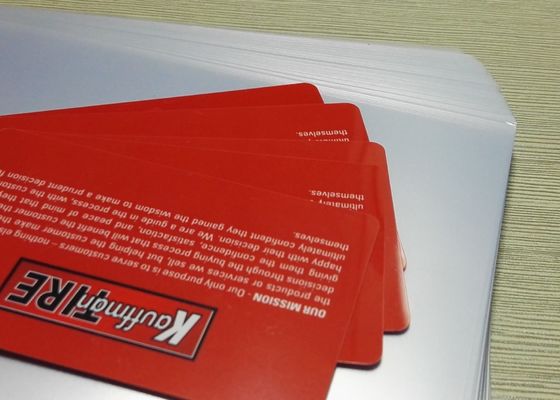 Adhesive A4 0.06mm 0.8mm Lamination PVC Coated Overlay