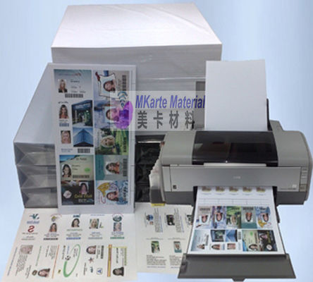 Double Sided Sealed 0.18mm Inkjet Printable PVC Sheets