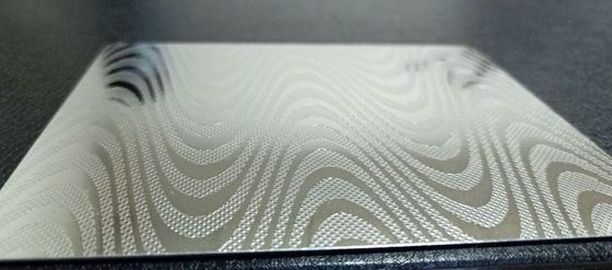 SS HRC80 0.8mm Patterned Card Lamination Steel Plate