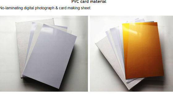 Smart Card Material Non Laminating Inkjet Sheet For Normal Card Production