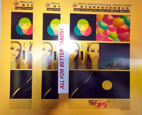 0.3mm A4 / A3 Inkjet Printable PVC Sheets For Epson Printer