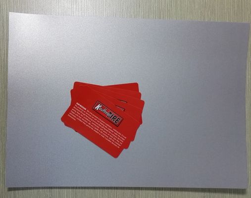 Silver Golden A4 200*300mm 0.15mm PVC Coated Overlay