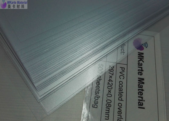 Offset Printing 6.0 N/Cm Anti Yellowing PVC Core Sheet