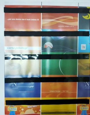 Laminated 0.05mm HICO PVC Magnetic Stripe Coated Overlay