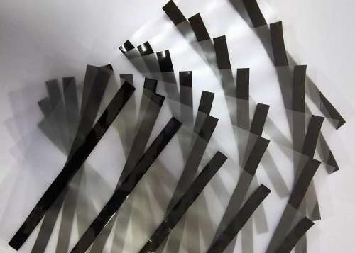 High Adhesion 0.10mm A3 210x297 Black Stripes Coated Overlay Sheet