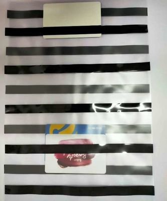 High Adhesion 0.10mm A3 210x297 Black Stripes Coated Overlay Sheet