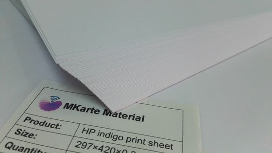 HP Indigo Digital Printing 400 Micron Pvc Card Sheet