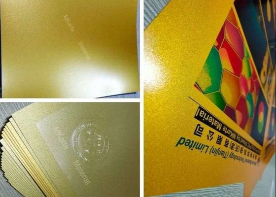 Golden 0.18mm 305x460 Digital Printing Pvc Sheets