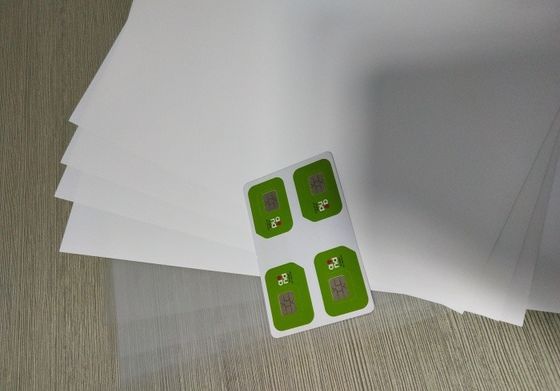Coated Overlay Film 0.04mm 0.05mm Petg Clear Plastic Sheet