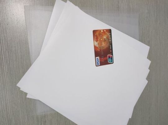 Anti Static Transparent Petg Plastic Sheet For Driving License Card