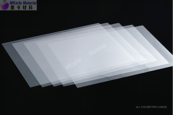 0.08mm A3 Size PVC Coated Overlay For PVC Card Body Material