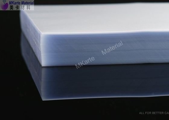 0.1mm A4 Size Transparent PVC Coated Overlay