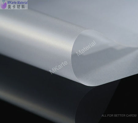 0.1mm A4 Size Transparent PVC Coated Overlay