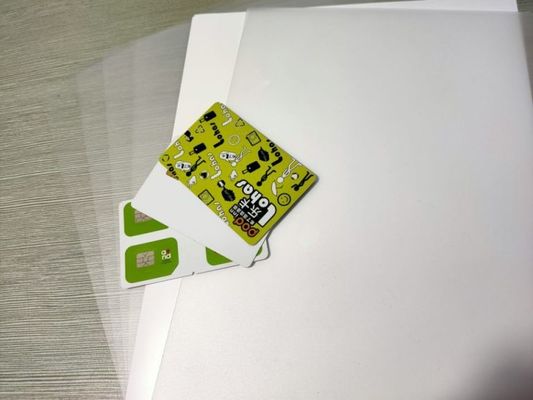 295*480mm Low Vicat PC Plastic Sheet For Contactless IC Cards Production