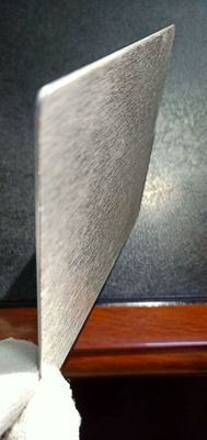 Fine And Rough Silk Pattern Stainless Laminated Plate For Pvc Card Lamination