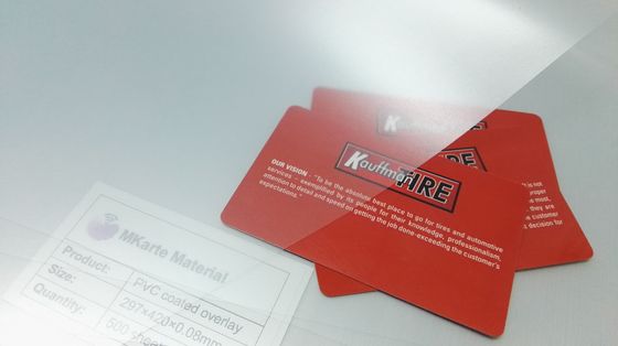 0.04-1.0mm Thickness Transparent Pvc Coated Overlay