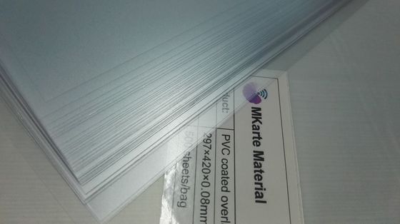 0.04-1.0mm Thickness Transparent Pvc Coated Overlay