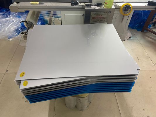 0.8mm A3 Size Card Lamination Steel Plate Mirror / Glossy Finish