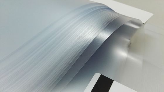 Superior Aging Pvc Card Material Plastic Coated Overlay Film For Smart Card Production